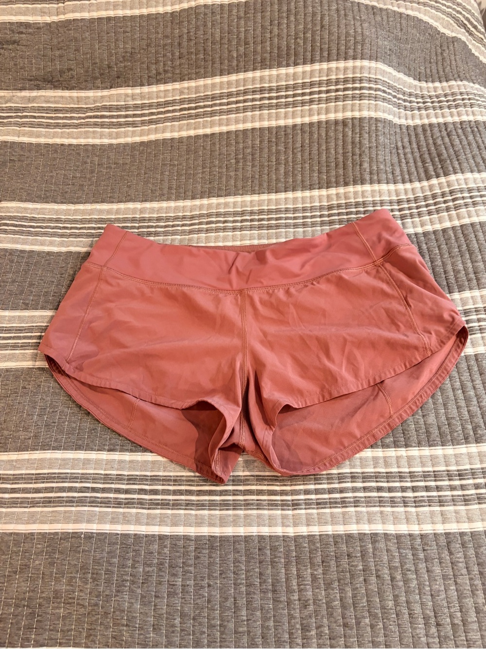 NWOT Lululemon Speed up Women's 8 Athletic Running Shorts - Dusty Rose